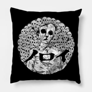 Noroi The Curse (White Print) Pillow