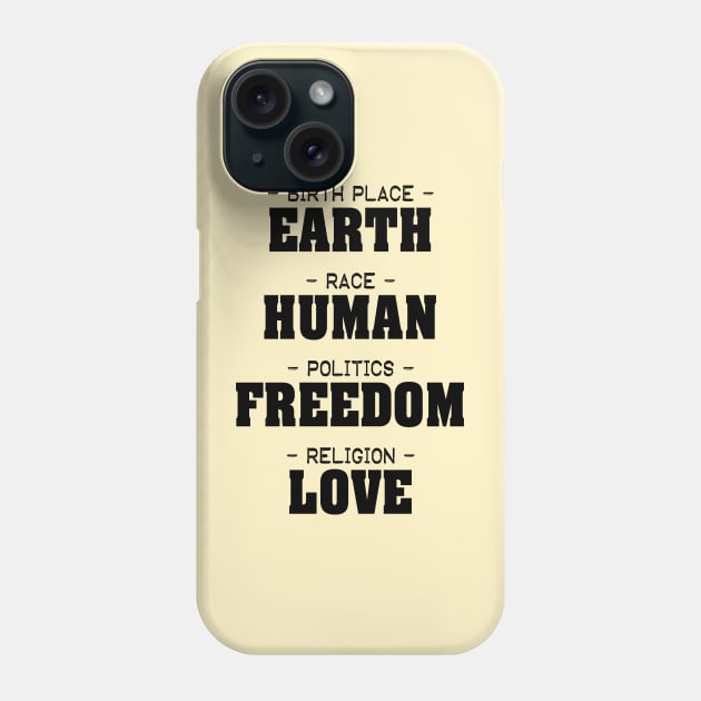 It's All Love Phone Case by NotoriousMedia