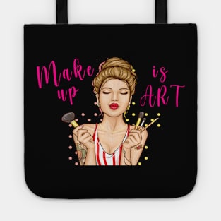 Make up is Art Tote