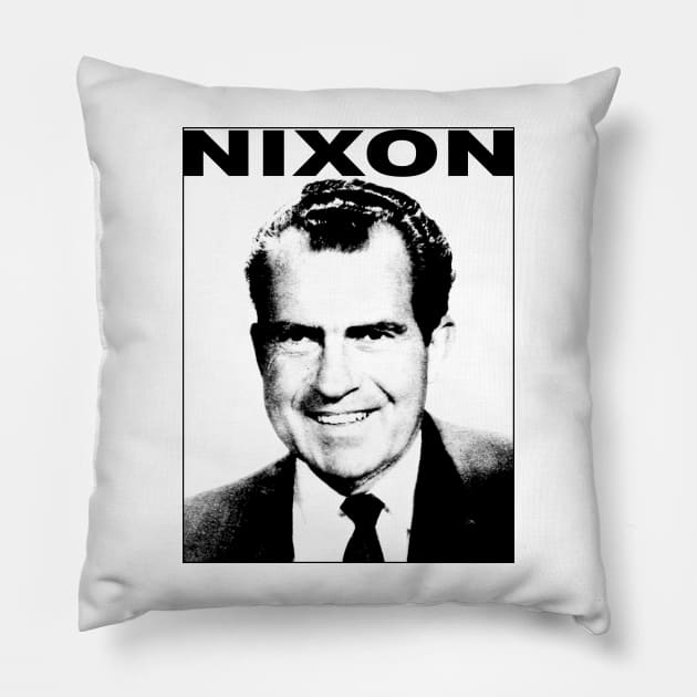 Richard Nixon Pillow by Bugsponge