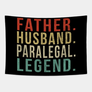 Paralegal Dad Vintage/ Father. Husband. Paralegal. Legend. Tapestry