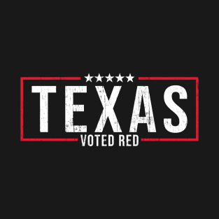 Texas Voted Red Trump 2020 T-Shirt