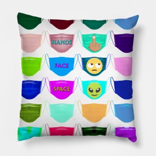 Masked Art Pillow