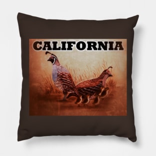 California Quail Pillow