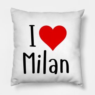 I Love Milan Pillow