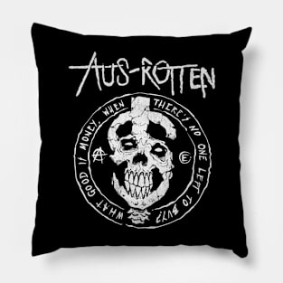 Aus Rotten - What Good is Money Pillow