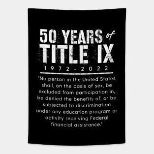 Title IX Education Amendment of 1972 50 Year Anniversary Tapestry