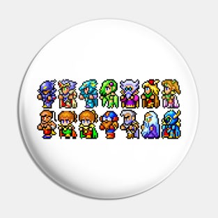 FF4 Party Members Pin