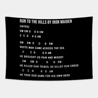Run to the Hills Chords Lyrics Tapestry