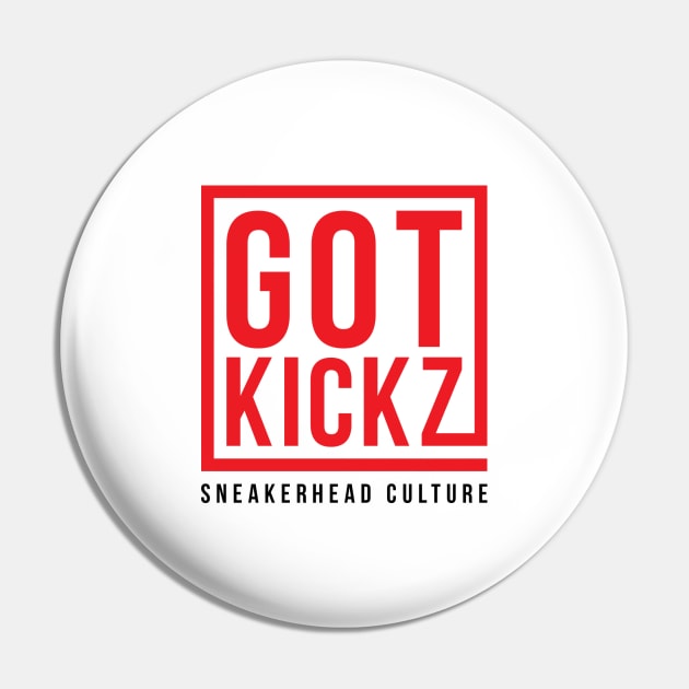 GOTKICKZ Logo Pin by GOTKICKZ