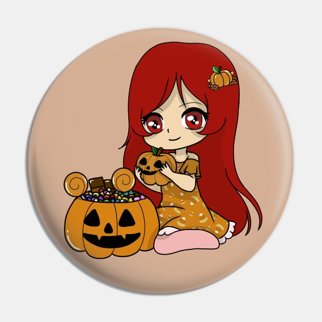 chibi pumpkin girl Pin by LillyTheChibi