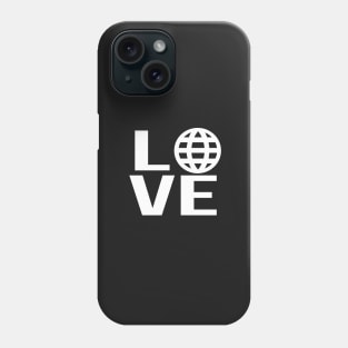 Spaceship Earth Love Millennial Pink Phone Case