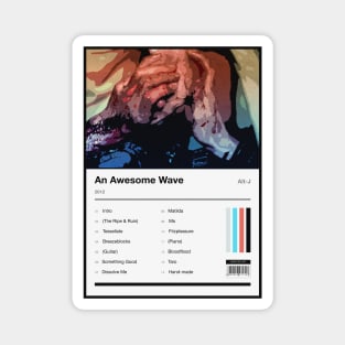 An Awesome Wave Tracklist Magnet
