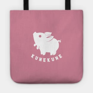 Kunekune cute piglet pet. Minimal art for pig lovers Tote