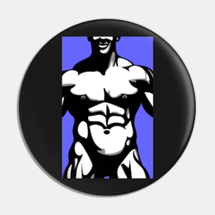 Muscle Man Physique Pin