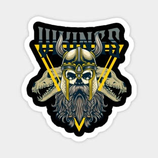 Viking Skull 4.1 Magnet