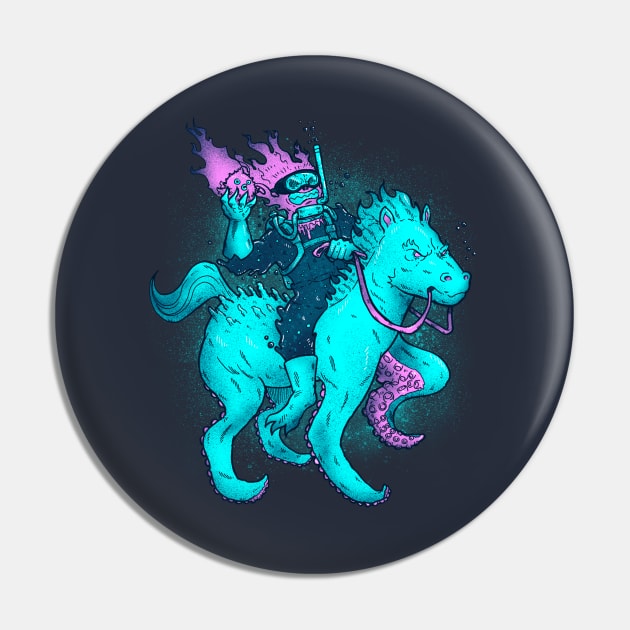 The Bodyless Seahorseman Pin by nickv47