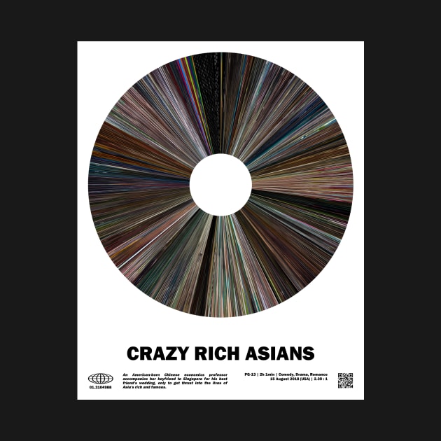 minimal_Crazy Rich Asians Warp Barcode Movie by silver-light