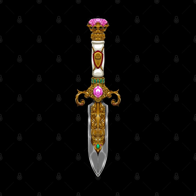 Royal decorated dagger - Royalcore by Modern Medieval Design