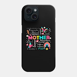 Mother She Is Mom Mama Quotes Mom Life Mothers Day Phone Case