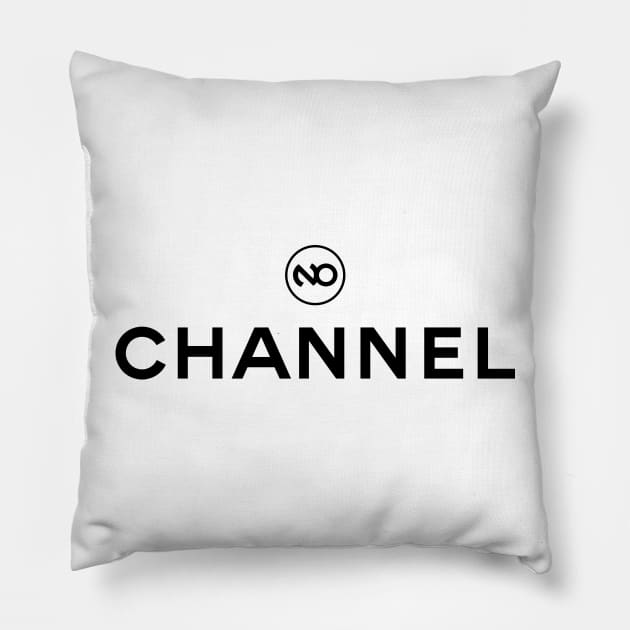 CHANNEL Pillow by ALFBOCREATIVE