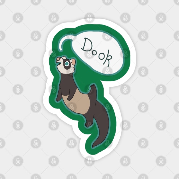 Dook Ferret Magnet by goccart