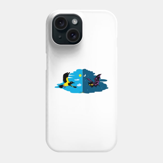 Day and night Phone Case by Robertilustrado