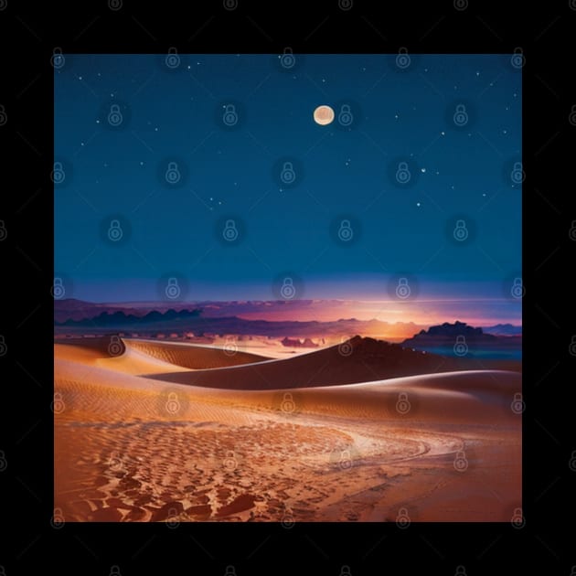Desert Sands at Night - Starry by CursedContent