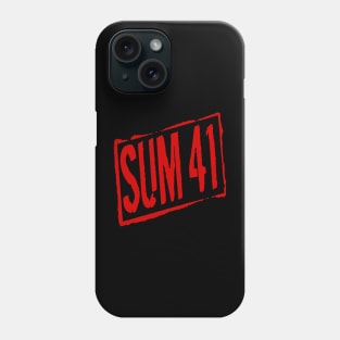 red sum 41 vintage Phone Case