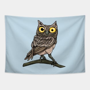 Suspicious Owlet Tapestry