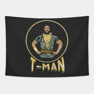 T-Man / Mr. T - Sketch Draw Tapestry