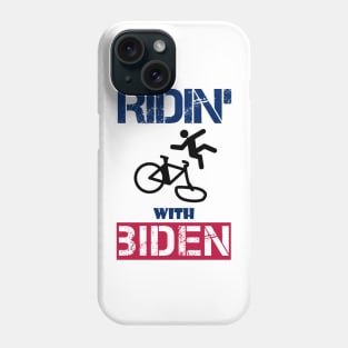 joe biden falling off bike Phone Case