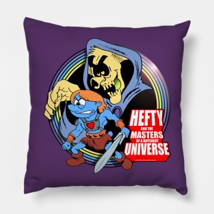 HEFTY and the MASTERS of a DIFFERENT UNIVERSE Pillow