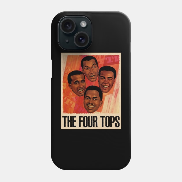Classic Motown Vibes The Tops Band Resonating in Your Wardrobe Phone Case by HOuseColorFULL