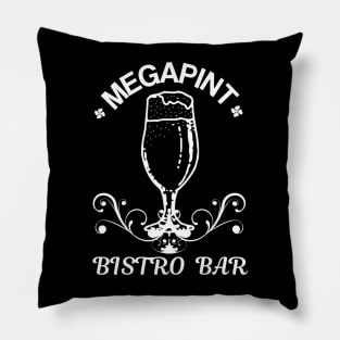 Megapint Bistro Bar Funny Pillow