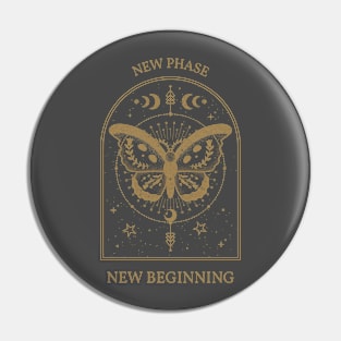 New Phase New Beginning Butterfly Pin