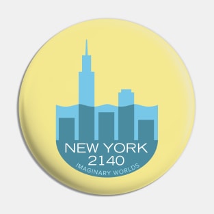 Imaginary Worlds - New York 2140 Pin