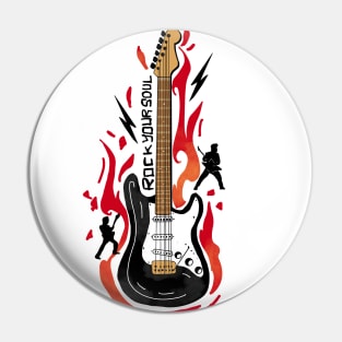 Rock n Roll your soul Pin