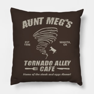 Aunt Meg's Tornado Alley Cafe Pillow