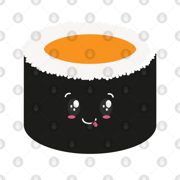 Cute Maki Sushi Kawaii by IstoriaDesign