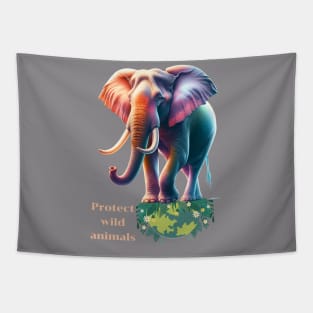 Protect wild animals Tapestry