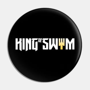 King of Swim Logo Pin