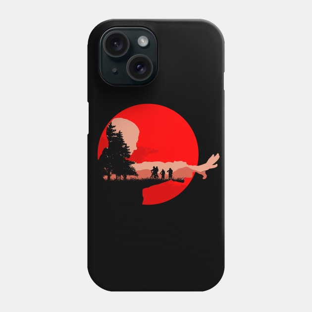 The Other Side Black Phone Case by HyperTwenty