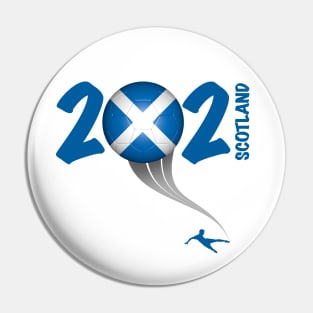 Scotland Euro Soccer 2021 Pin