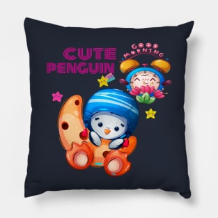 Cute Penguin Animal Design Pillow