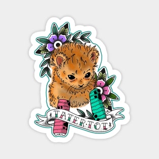 Tater Tot Cat Churn Magnet