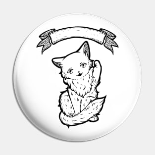 Kitty Final Boss Illustration Pin