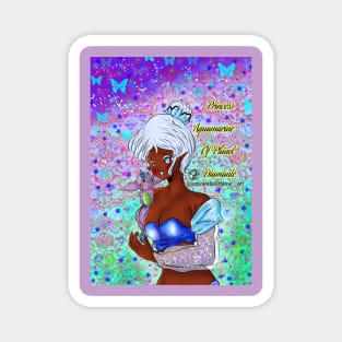 Genie Princess Aquamarine Magnet