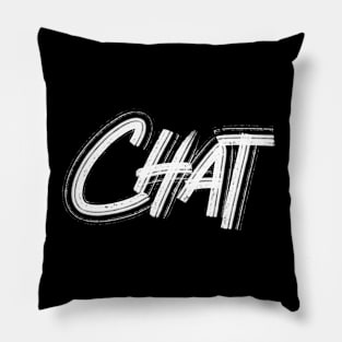 Chat Handwritten Series Pillow