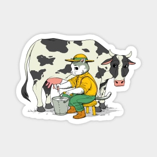 Cat Farmer Magnet